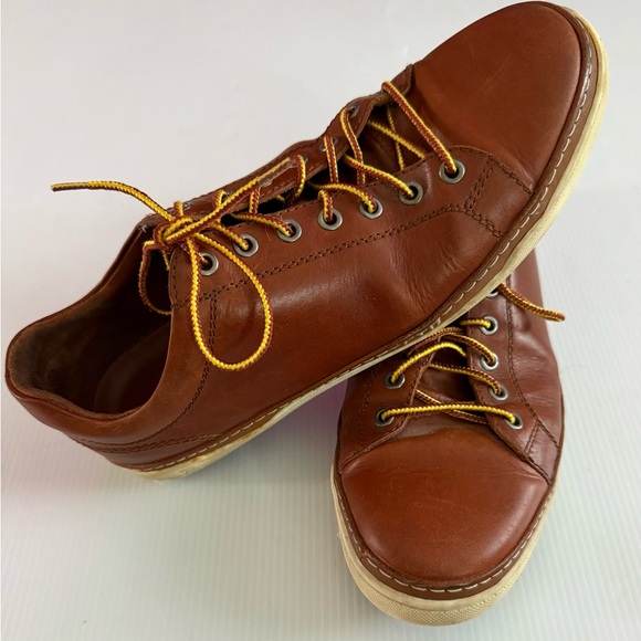 Allen Edmonds Other - Allen Edmonds "PORTER‎ DERBY" Leather Sneakers 9 E Walnut DISCONTINUED (900)